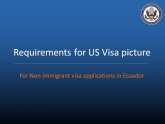 Ecuador visa Application