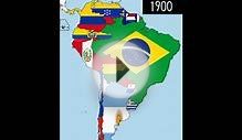 South America: Timeline of National Flags - Part 1